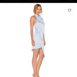 Elliatt Sky Blue Asymmetrical Dress